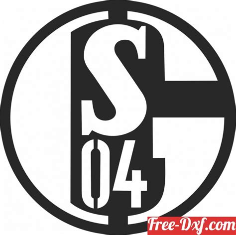 schalke 04 logo dxf